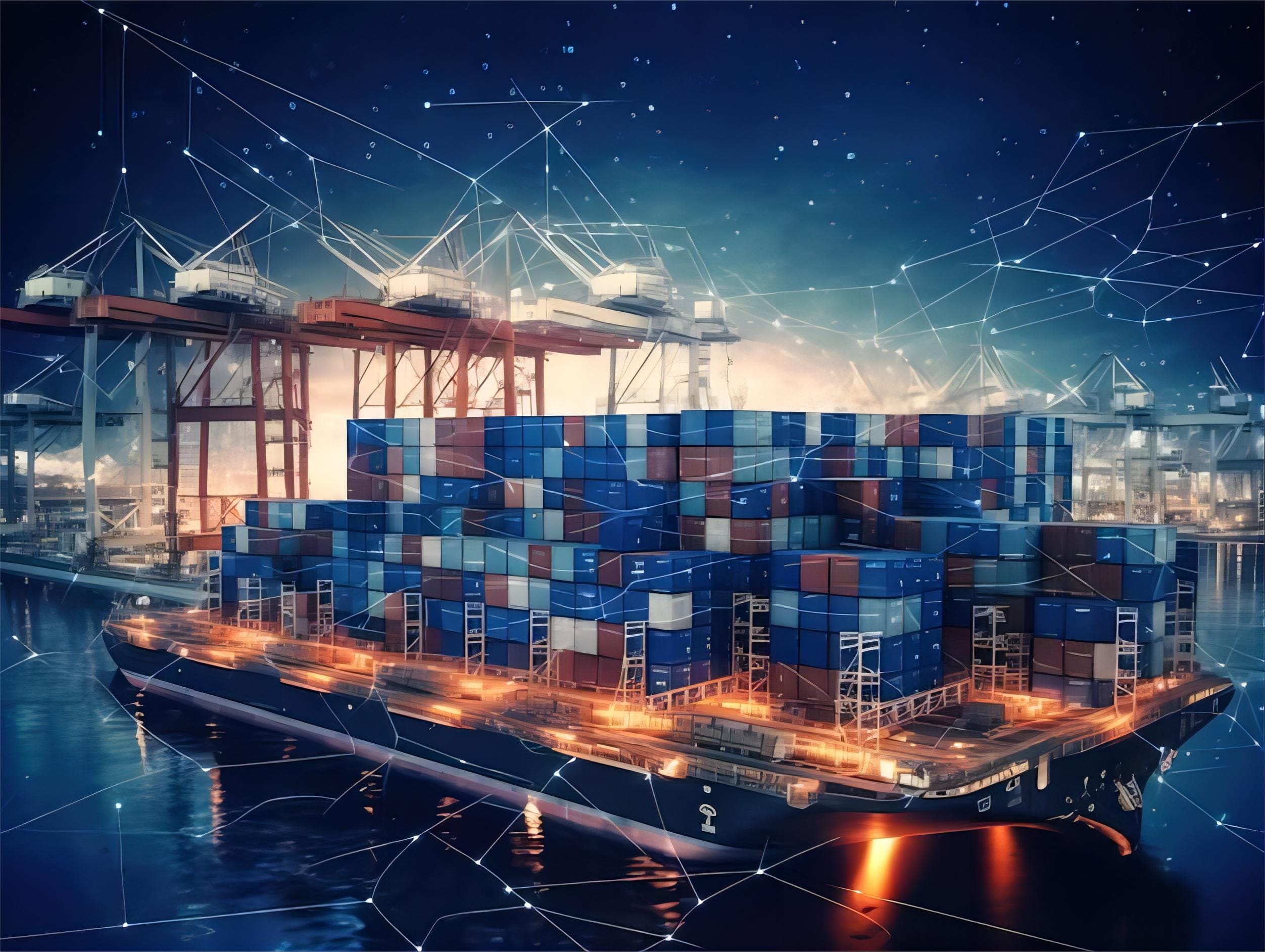 Logistics warehouse handling bulk goods for Canadian distribution