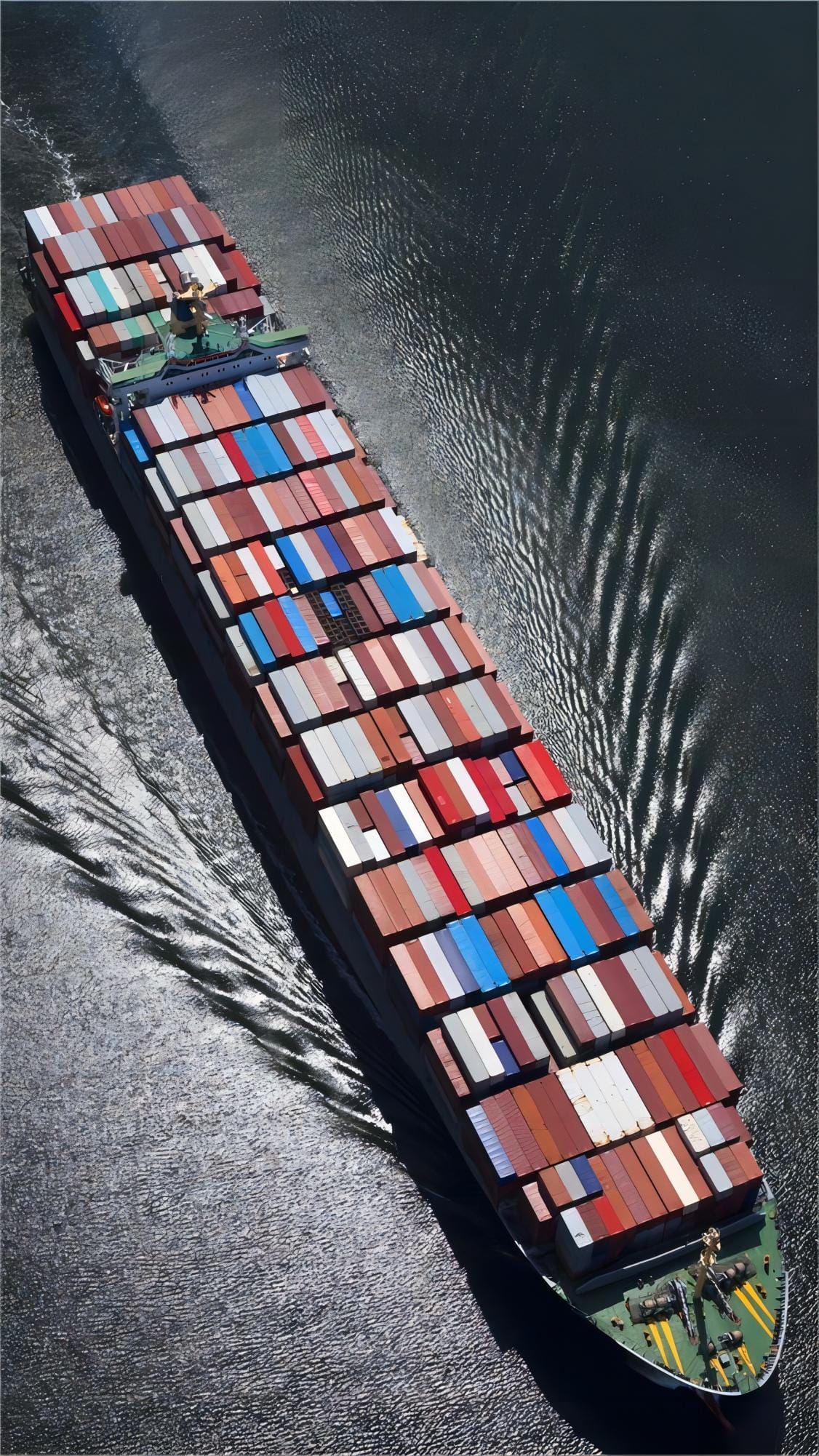 Global shipping routes map for sea freight logistics