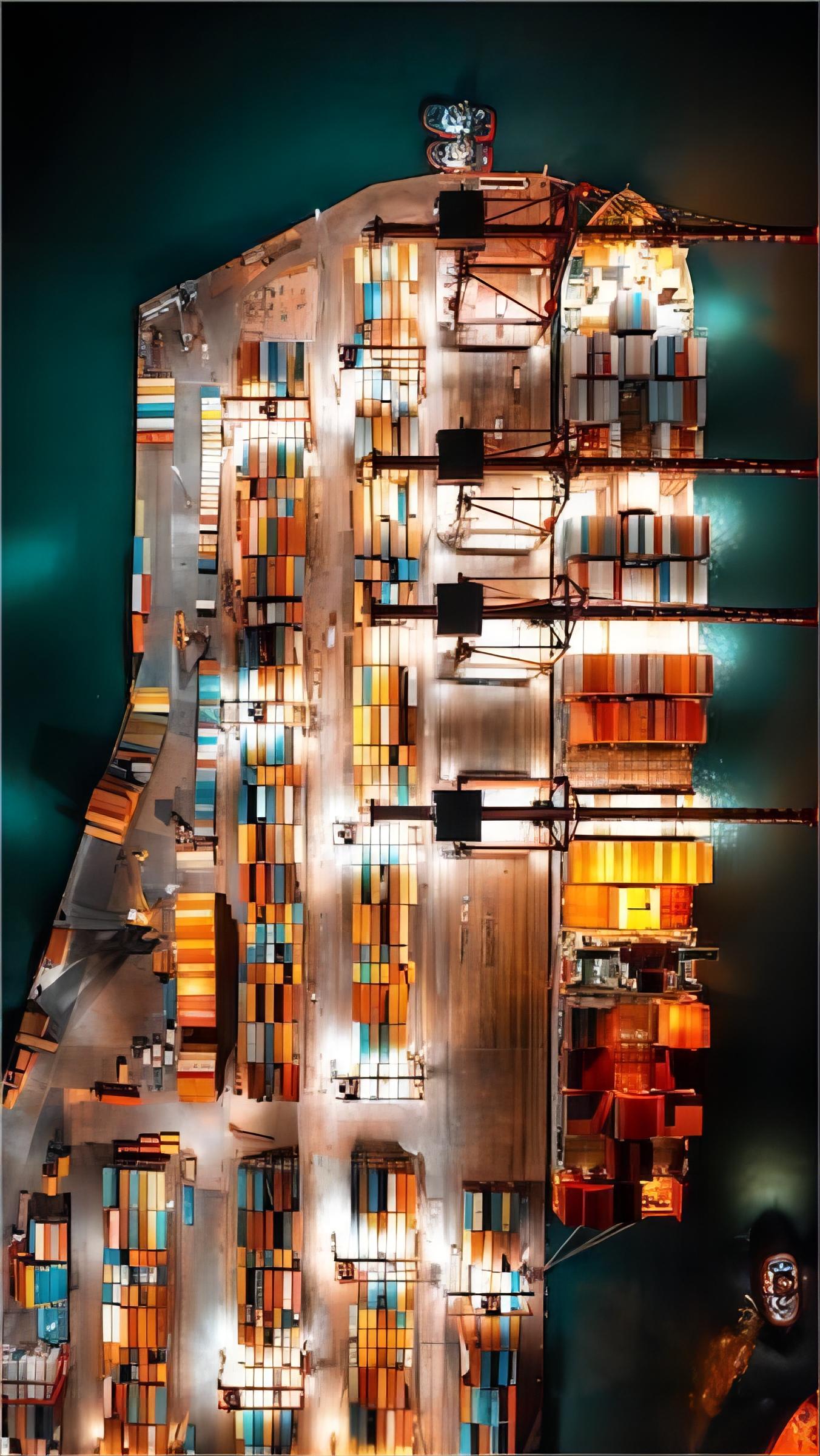 Logistics professional reviewing customs documentation
