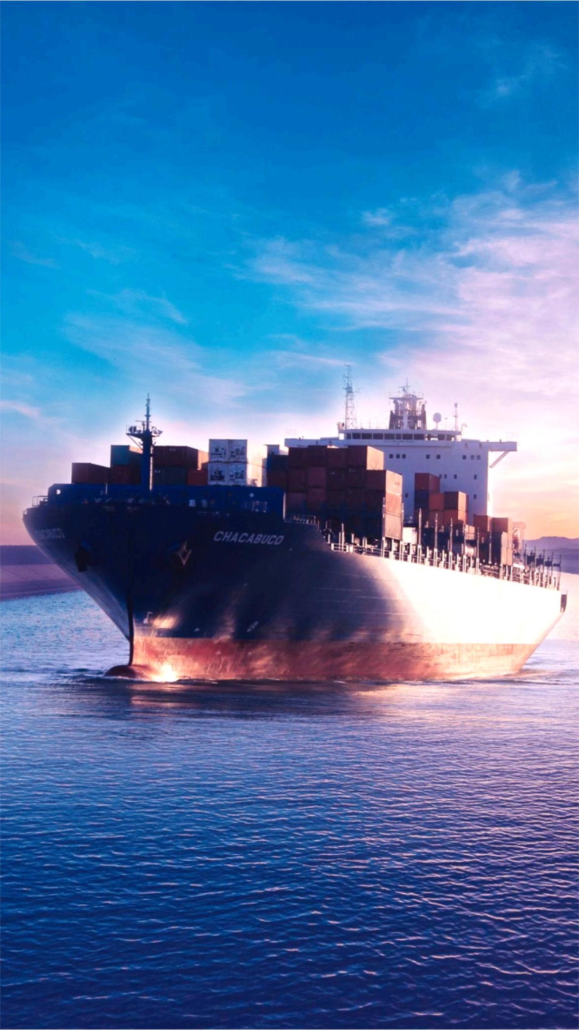 Comparison chart showing air freight vs sea freight for China to USA routes