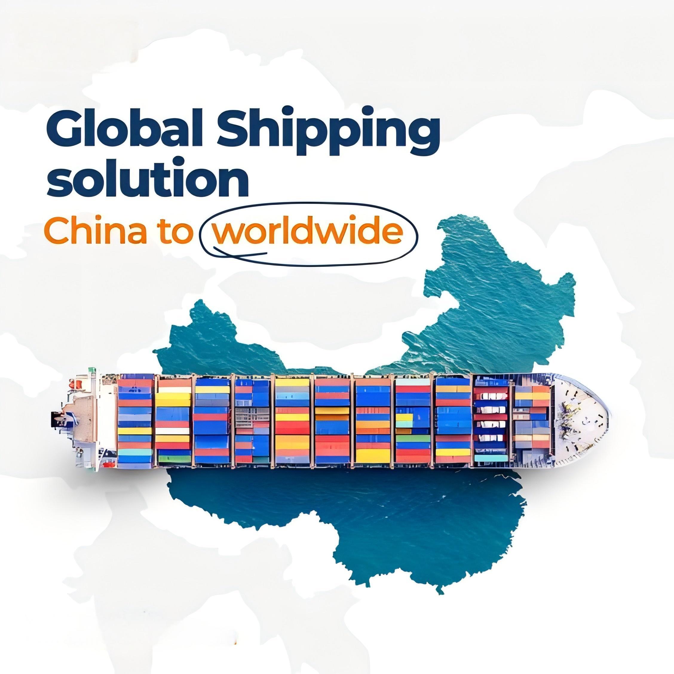 Global logistics network connecting China factories to Spanish destinations