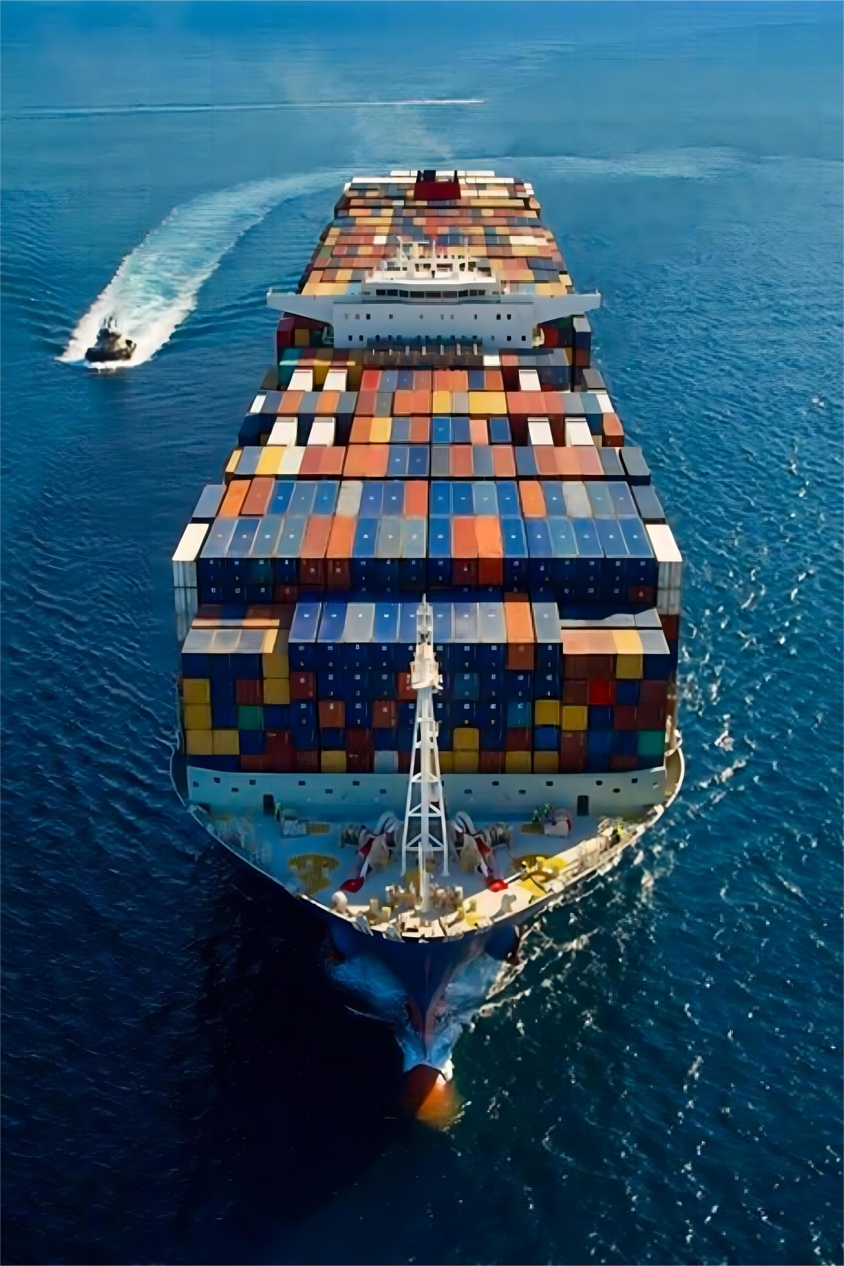 Cargo ship and airplane representing multimodal logistics