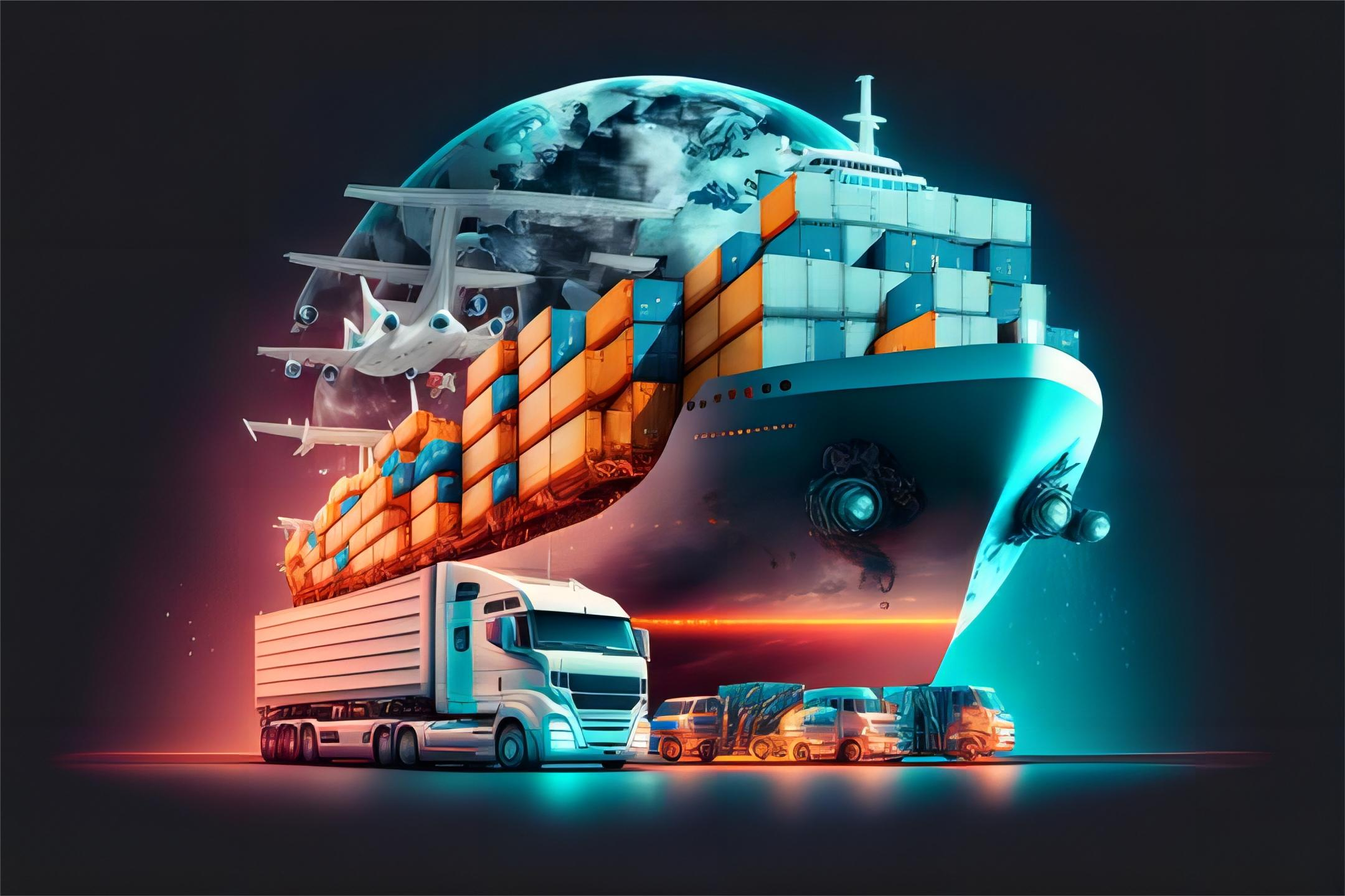 Air freight cargo loading for high-priority Brazilian shipments