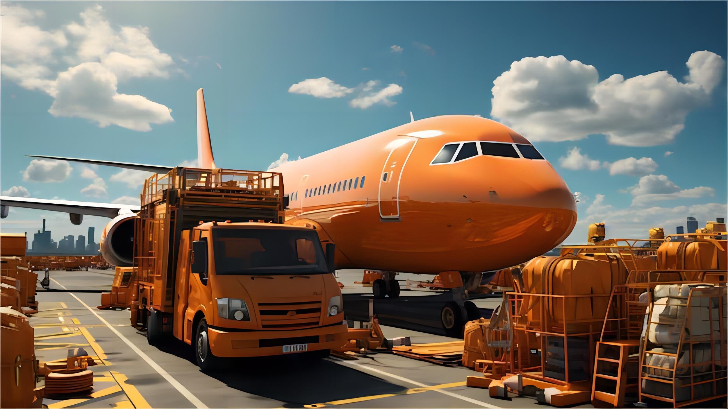 Logistics professional managing international shipping documentation
