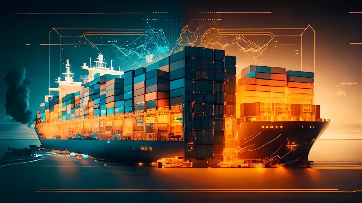 Logistics professional monitoring real time shipment tracking brazil data