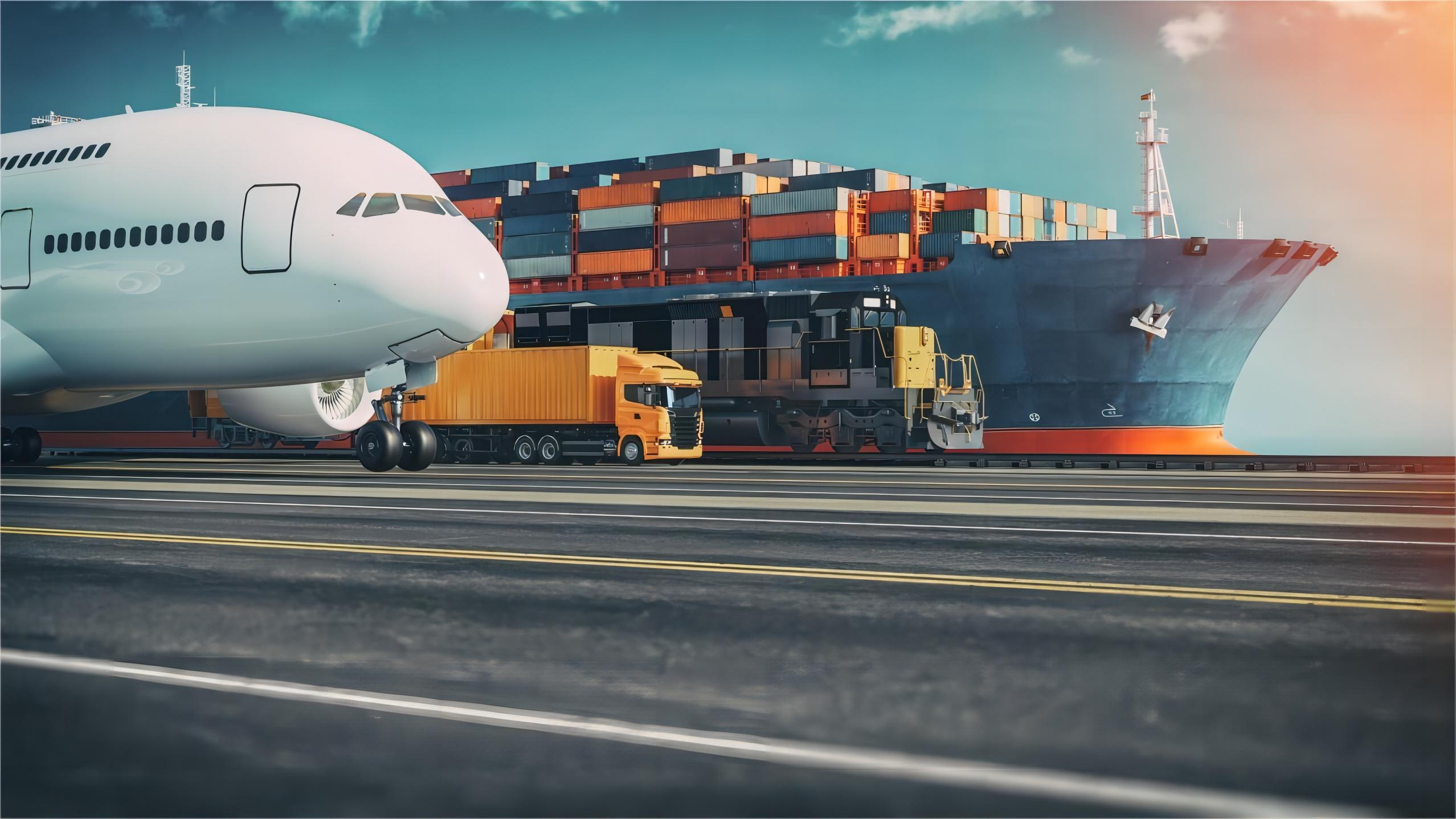 Large container ship carrying 40HC containers from China to USA