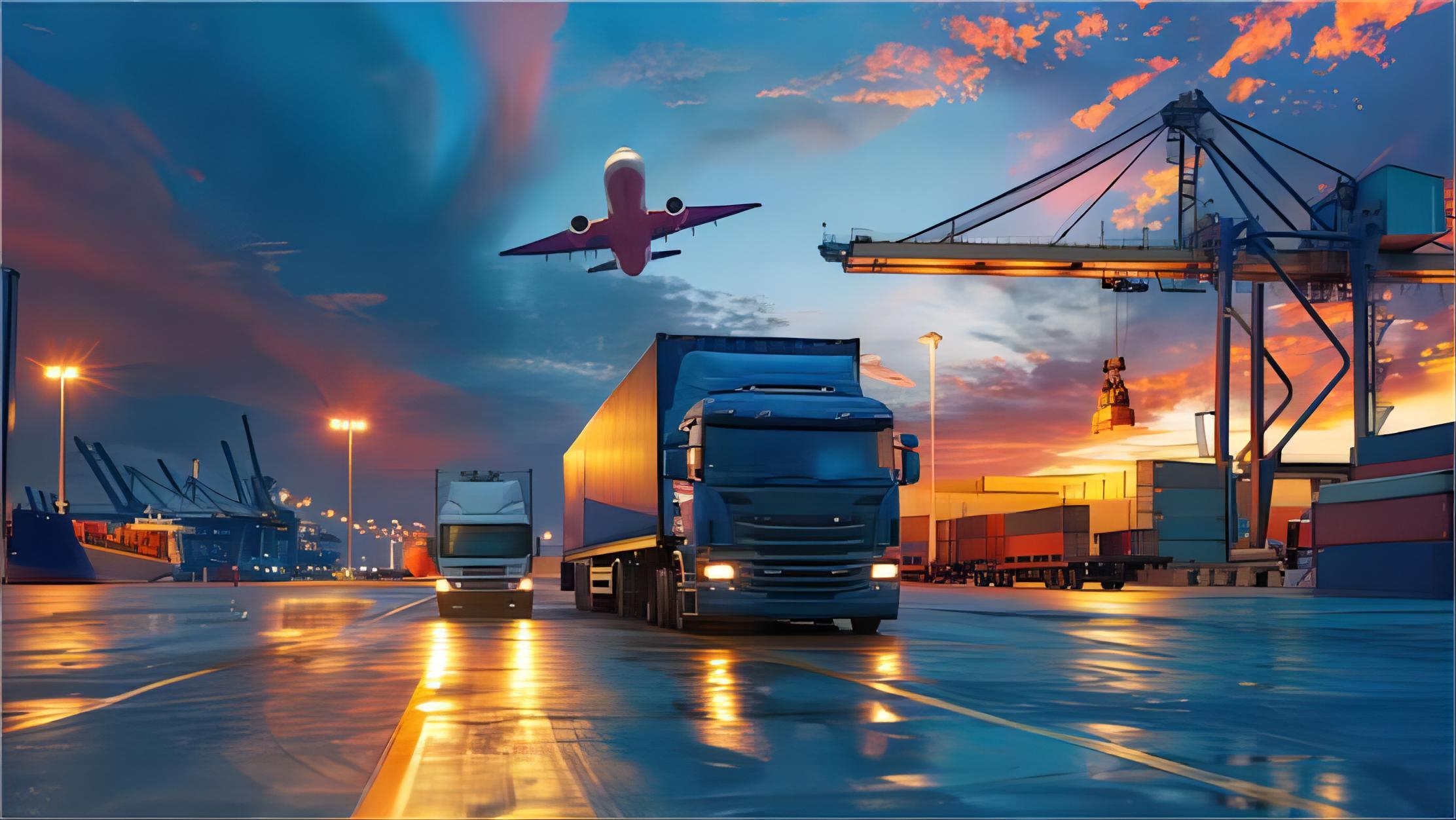 Logistics professional checking customs documentation for US import